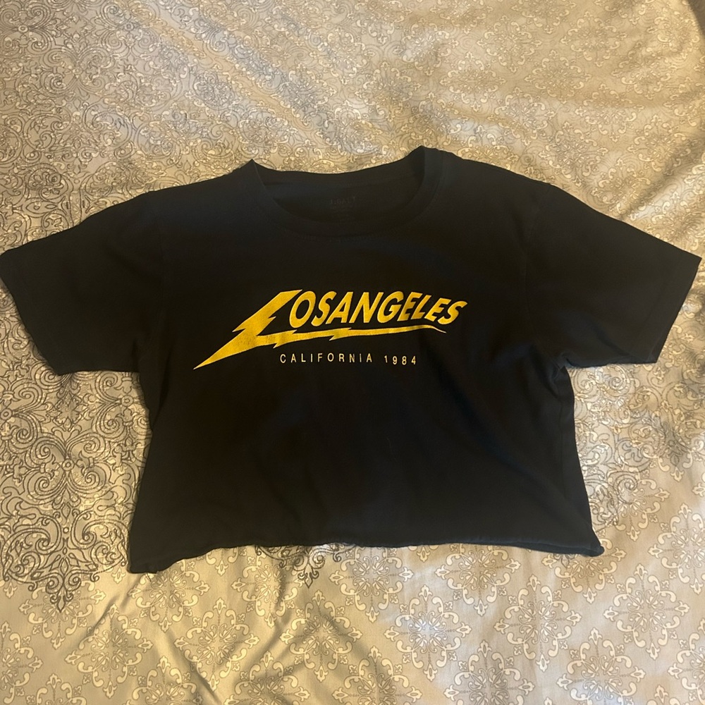 Brandy Melville Cropped Los Angeles shirt